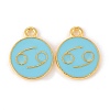 Alloy Enamel Pendants ENAM-S124-01B-16D-1