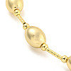 Rack Plating Brass Beaded Necklaces NJEW-P307-07G-2