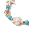 2Pcs 2 Styles Shell Beaded Bracelets BJEW-TA00589-02-3