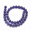 Natural Amethyst Beads Strands X1-G-E481-03-8mm-3