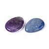 Natural & Synthetic Mixed Thumb Worry Stone G-Q601-04-2