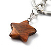 Natural Tiger Eye Keychain KEYC-M022-02C-3