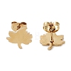 Vacuum Plating 304 Stainless Steel Stud Earrings for Women EJEW-A048-42A-G-2