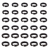 304 Stainless Steel Double Loops Keychain Rings FIND-DR0001-35A-1