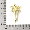 Rack Plating Brass Micro Pave Cubic Zirconia Pendants KK-C052-19B-G-3