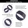 Unicraftale 6Pcs 6 Size Ion Plating(IP) 304 Stainless Steel Plain Band Finger Ring for Men Women RJEW-UN0001-25-3