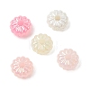 UV Plating Opaque Acrylic Beads OACR-G058-07-1