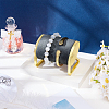 Imitation Leather & Metal Bracelet Watch Display Stands ODIS-PH0009-27A-4
