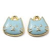 Golden Plated Alloy Charms ENAM-L042-01G-05-2