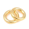 Brass Closed Jump Rings KK-D257-01G-06-2