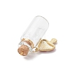 5Pcs Mushroom Wishing Bottle Pendants PALLOY-JF04072-5