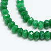 Natural White Jade Bead Strands X-G-R409-3x5-04-1