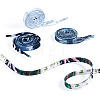 4Pairs 4 Colors Camouflage Color Polyester Shoelaces FIND-TA0010-23-3