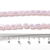 Electroplate Glass Beads Strands EGLA-D031-01P-4