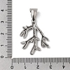 304 Stainless Steel Pendant Rhinestone Settings STAS-B167-13A-P-3