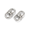 304 Stainless Steel Double Eye Swivel Clasps STAS-L300-011A-P-2