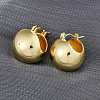 Brass Hoop Earrings X-EJEW-D273-01G-1