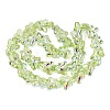 Baking Paint Electroplate Transparent Glass Beads Strands EGLA-Q136-03A-05-2