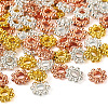 Craftdady 300Pcs 3 Colors Alloy Daisy Spacer Beads PALLOY-CD0001-11-4