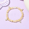 Horse Eye Brass Micro Pave Clear Cubic Zirconia Charm Bracelets BJEW-JB14059-1