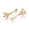 304 Stainless Steel Pendants STAS-T072-127G-2