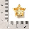 Rack Plating Brass Micro Pave Cubic Zirconia Pendants KK-I722-05G-H-3