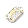304 Stainless Steel Pendants STAS-A126-03H-GP-2
