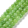 Dyed Natural Malaysia Jade Beads Strands G-G021-02A-04-2