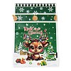 Christmas Theme Plastic Packing Pouches Drawstring Bags ABAG-Q053-03C-1