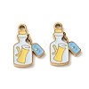 304 Stainless Steel Enamel Pendants SA-CBA7876-03G-1