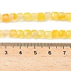 Natural Yellow Agate Beads Strands G-F797-A25-01-5