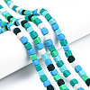 Handmade Polymer Clay Beads Strands CLAY-S092-76B-7