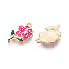 Alloy Rhinestone & Enamel Pendants ENAM-T024-63C-G-2