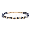 Synthetic Non-magnetic Hematite Beads Stretch Bracelets for Women KP6261-11-1