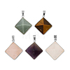 Natural Mixed Stone Pendants G-H359-03P-1
