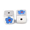 Printed Plating Acrylic Beads AC-CBA655C-17E-2