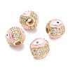 Brass Micro Pave Cubic Zirconia Charms ZIRC-A019-16G-A01-3