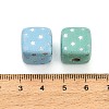 Printed Opaque Acrylic Beads AC-CBADA7D-12-3
