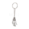 Halloween Themed Skull Hand Alloy Keychain KEYC-JKC00860-1