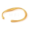 304 Stainless Steel Open Cuff Bangles for Women BJEW-G711-02G-3