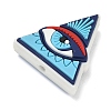 Evil Eye Theme Silicone Beads SL-CBACE28-03B-2