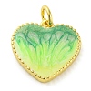 Brass Enamel Pendants KK-S401-17G-E-1