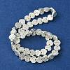 Electroplated Natural Lava Rock Beads Strands G-H303-A09-S01-3