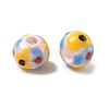 Handmade Porcelain European Beads PORC-C009-01A-2