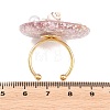 304 Stainless Steel Resin Cuff Open Rings RJEW-C167-02B-3