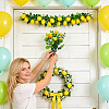 Plastic & Foam Lemon Artificial Simulation Eucalyptus AJEW-WH0709-472-4