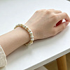 Handmade Porcelain Bone Beaded Stretch Bracelets WG788E8-01-2