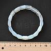 Square Opalite Beads Stretch Bracelets for Women Men BJEW-C097-06X-5