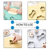 Tarnish Resistant 304 Stainless Steel Christmas Cookie Cutters LS-DIY-E012-84-3