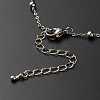 Brass Satellite Chain Necklaces NJEW-JN03558-01-5